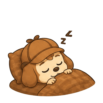 Gotchu mascot sleeping